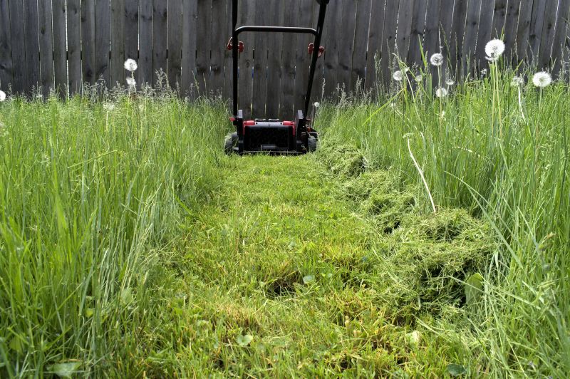 Mowing Equipment in Use